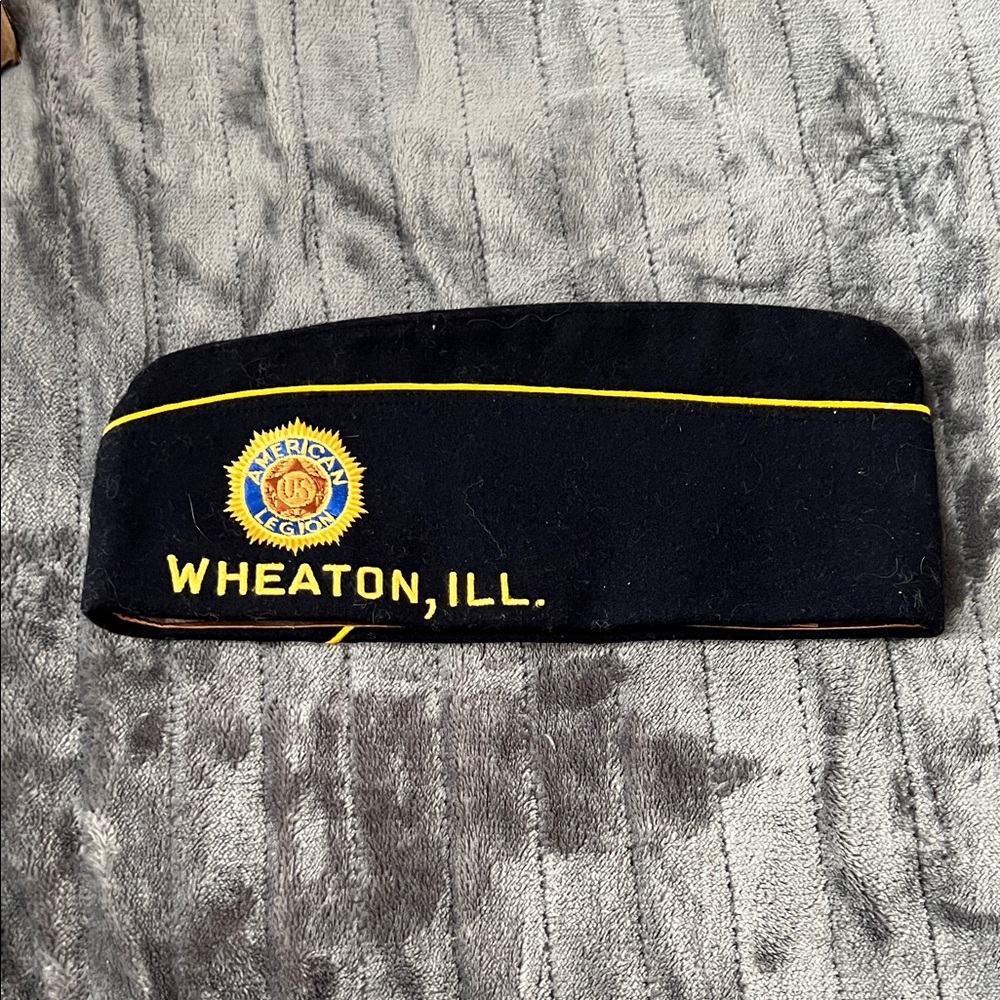 American legion Wheaton, ILL Black Cap 76